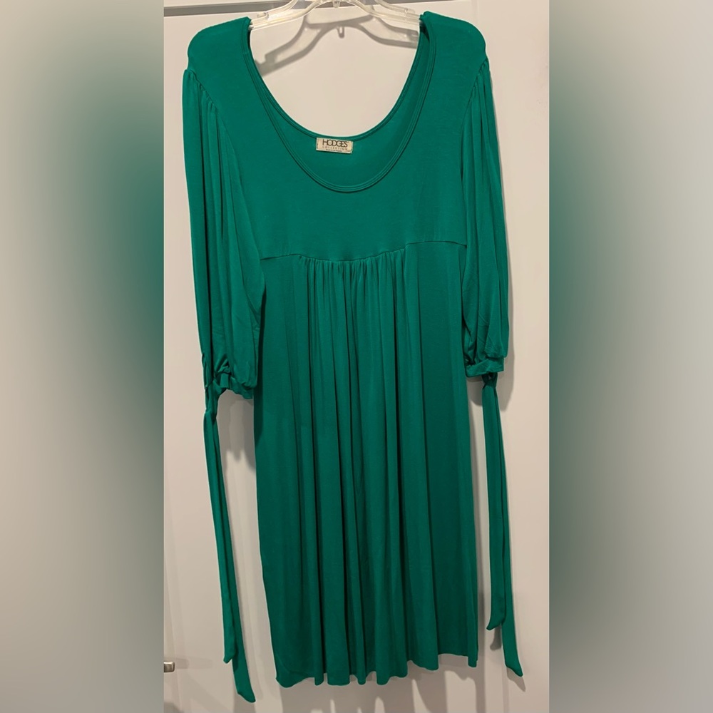 Hodges Green Scoop Neck Dress or Tunic